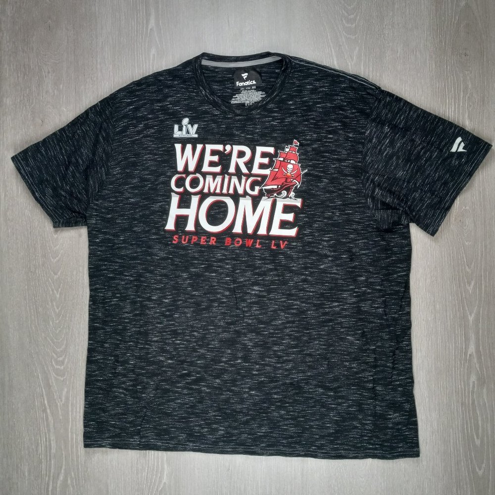 Fanatics Tampa Bay Buccaneers Super Bowl Champions Short Sleeve Shirt Men's 2XL